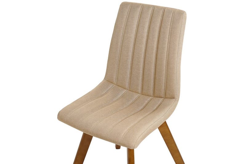 Matstol 2 st beige CALGARY - Beige - Möbler - Matplats - Matstol & köksstol