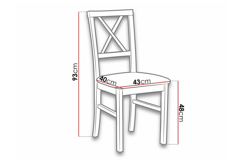 Roma Matstol Trä/Svart - Möbler - Matplats - Matstol & köksstol