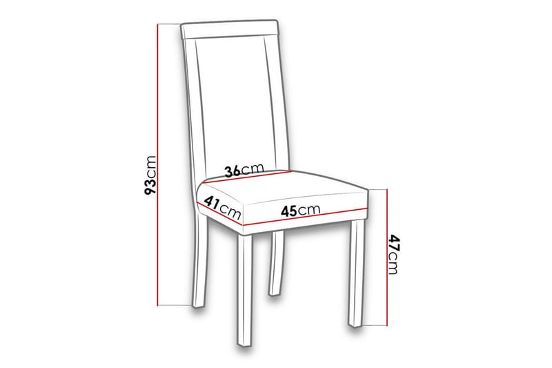 Rowden Matstol Svart - Möbler - Matplats - Matstol & köksstol