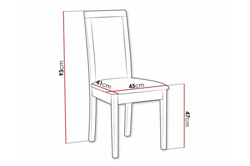 Rowden Matstol Svart - Möbler - Matplats - Matstol & köksstol