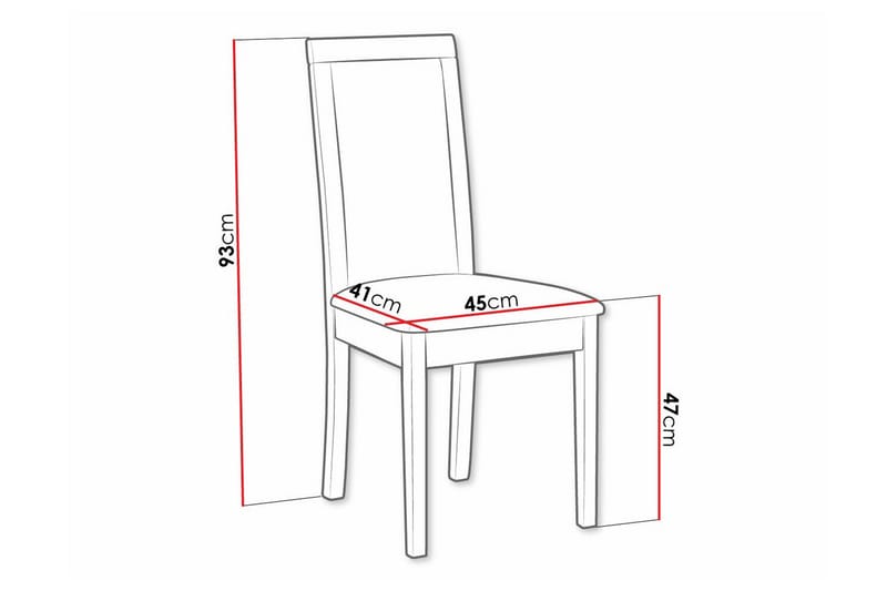 Rowden Matstol Svart - Möbler - Matplats - Matstol & köksstol