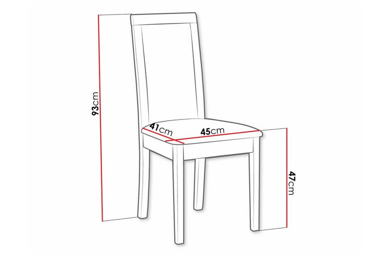 Rowden Matstol Svart - Möbler - Matplats - Matstol & köksstol