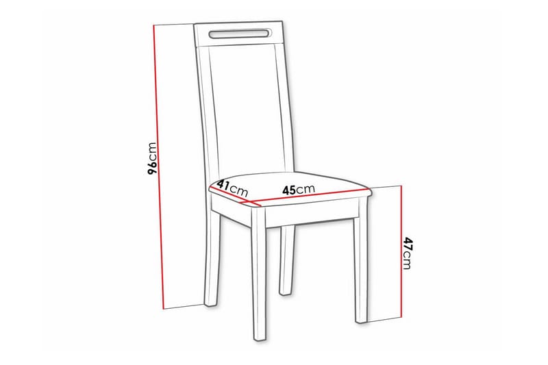 Rowden Matstol Svart - Möbler - Matplats - Matstol & köksstol