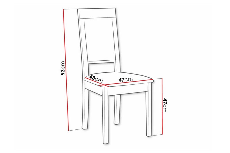 Rowden Matstol Svart - Möbler - Matplats - Matstol & köksstol