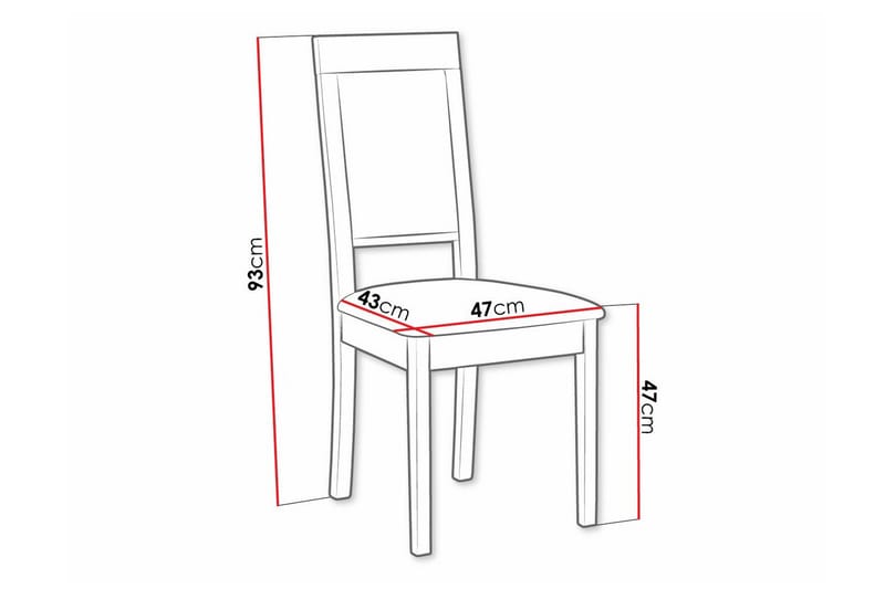 Rowden Matstol Svart - Möbler - Matplats - Matstol & köksstol