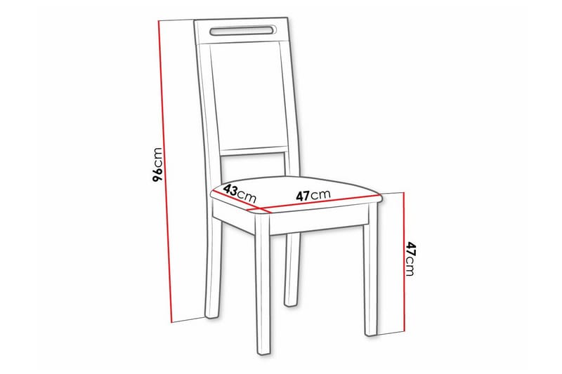 Rowden Matstol Svart - Möbler - Matplats - Matstol & köksstol