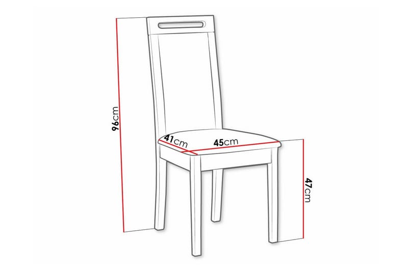 Rowden Matstol Vit - Möbler - Matplats - Matstol & köksstol