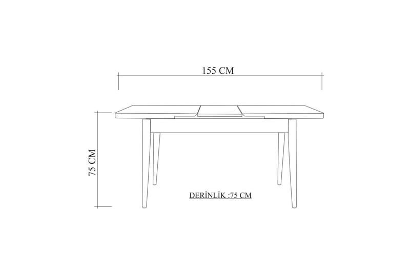 Valsot Matbord 110 cm - Ek - Möbler - Matplats - Matbord & köksbord