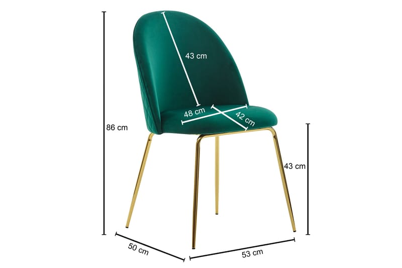 Wohnling Matstol - Grön - Möbler - Matplats - Matstol & köksstol