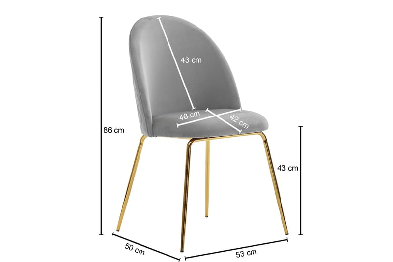 Wohnling Matstol - Ljusgrå - Möbler - Matplats - Matstol & köksstol