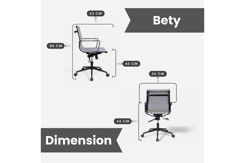 Epifanio Kontorsstol Grå - Möbler - Hemmakontor - Kontorsstol