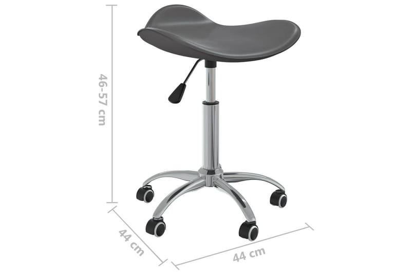 Kontorsstol grå konstläder - Grå - Möbler - Hemmakontor - Kontorsstol