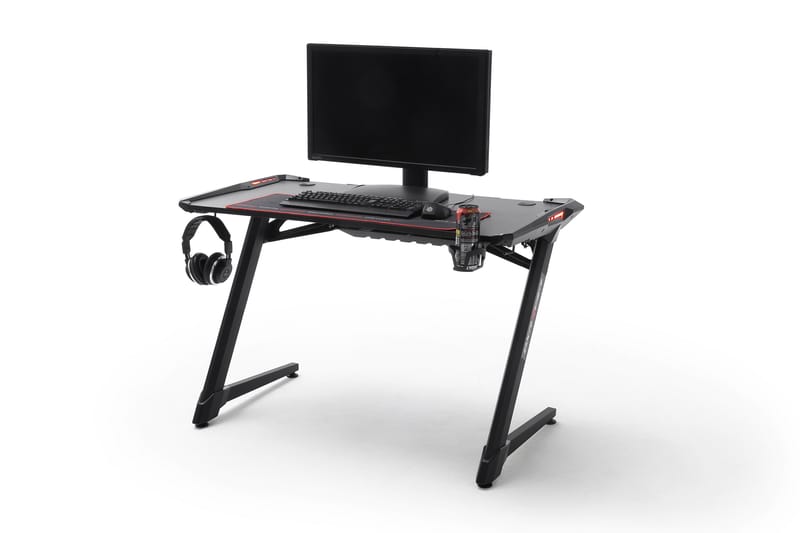 CATTESHALL 1 Gaming Skrivbord 120 cm Svart - Möbler - Hemmakontor - Skrivbord