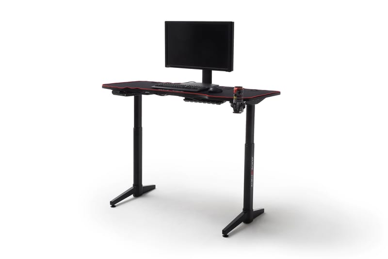 CATTESHALL 4 Gaming Skrivbord 140 cm Höj-och Sänkbart Svart - Möbler - Hemmakontor - Skrivbord