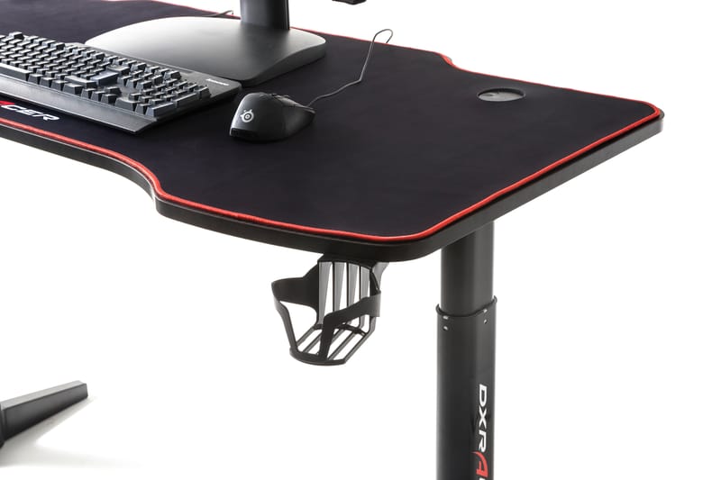 CATTESHALL 4 Gaming Skrivbord 140 cm Höj-och Sänkbart Svart - Möbler - Hemmakontor - Skrivbord