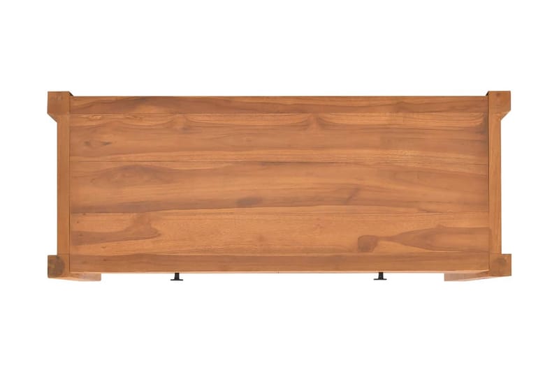 Skrivbord med 2 lådor 100x40x75 cm återvunnen teak - Brun - Möbler - Hemmakontor - Skrivbord