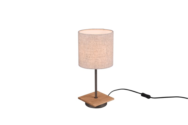 ELMAU Bordslampa E14 trä/ beige - Trä/Beige - Möbler - Sovrum - Sovrumslampa