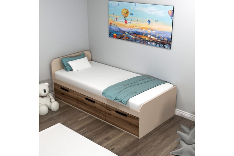 Akser Sängram 91x194 cm Beige - Möbler - Sovrum - Sängram & sängstomme