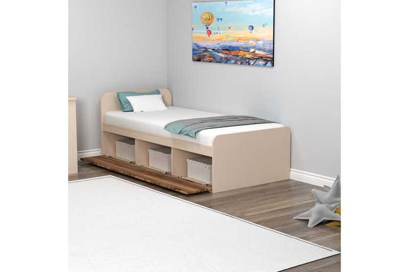 Akser Sängram 91x194 cm Beige - Möbler - Sovrum - Sängram & sängstomme