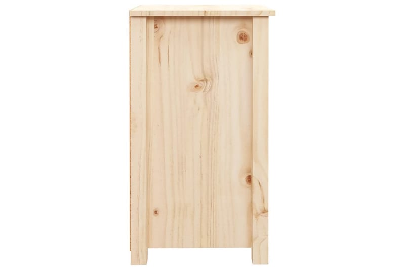 beBasic Sängbord 2 st 40x35x61,5 cm massiv furu - Möbler - Sovrum - Sängbord