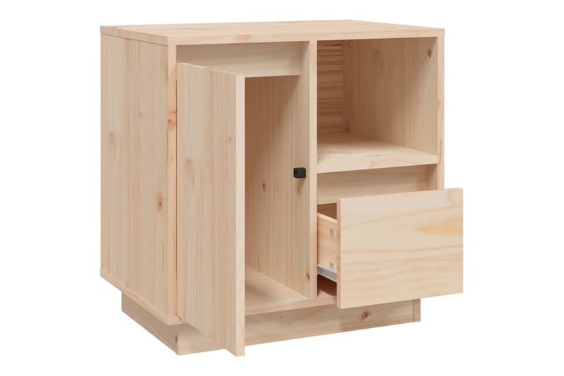 beBasic Sängbord 2 st 50x34x50 cm massivt furuträ - Möbler - Sovrum - Sängbord