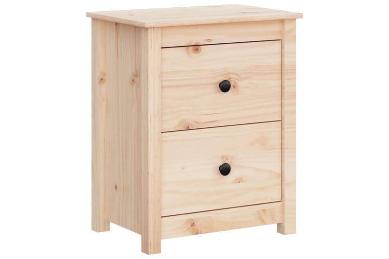 beBasic Sängbord 2 st 50x35x61,5 cm massiv furu - Möbler - Sovrum - Sängbord