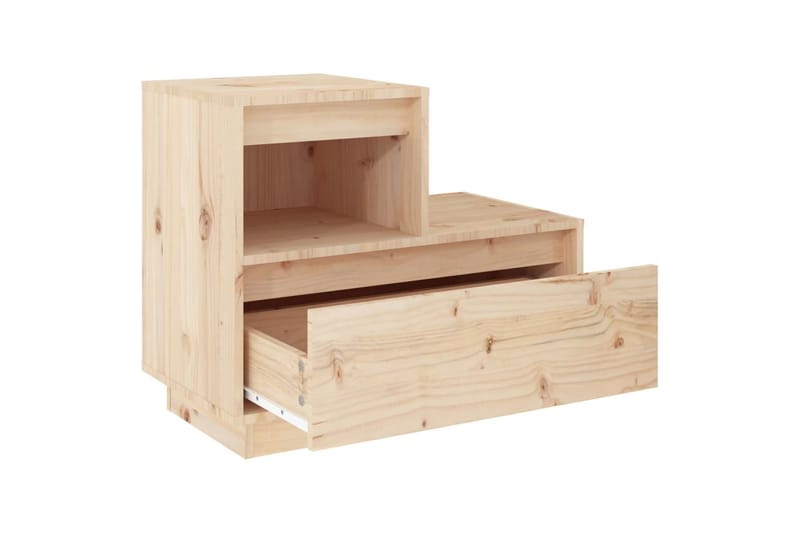 beBasic Sängbord 2 st 60x34x51 cm massiv furu - Möbler - Sovrum - Sängbord