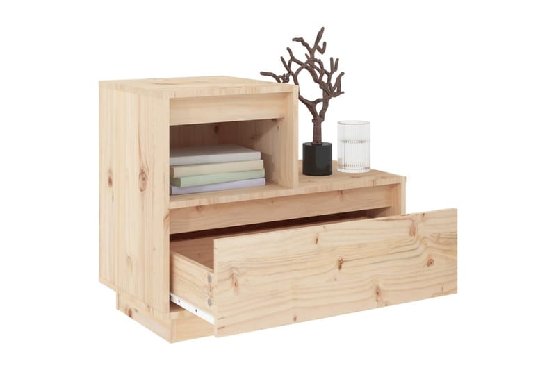 beBasic Sängbord 2 st 60x34x51 cm massiv furu - Möbler - Sovrum - Sängbord