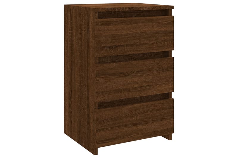 beBasic Sängbord 2 st brun ek 40x35x62,5 cm konstruerat trä - Möbler - Sovrum - Sängbord