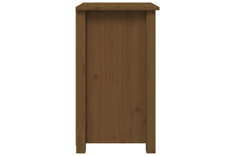 beBasic Sängbord 2 st honungsbrun 40x35x61,5 cm massiv furu - Möbler - Sovrum - Sängbord