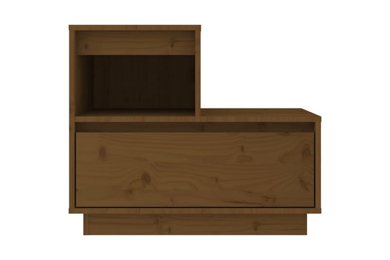 beBasic Sängbord 2 st honungsbrun 60x34x51 cm massiv furu - Möbler - Sovrum - Sängbord