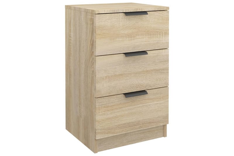 beBasic Sängbord 2 st sonoma-ek 40x36x65 cm - Möbler - Sovrum - Sängbord