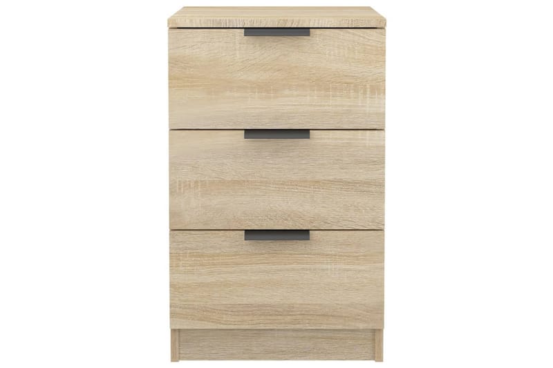 beBasic Sängbord 2 st sonoma-ek 40x36x65 cm - Möbler - Sovrum - Sängbord