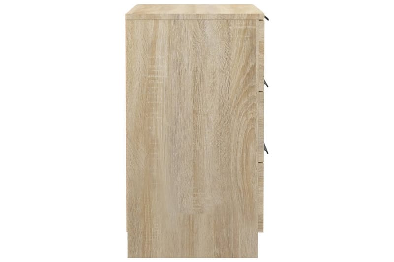 beBasic Sängbord 2 st sonoma-ek 40x36x65 cm - Möbler - Sovrum - Sängbord