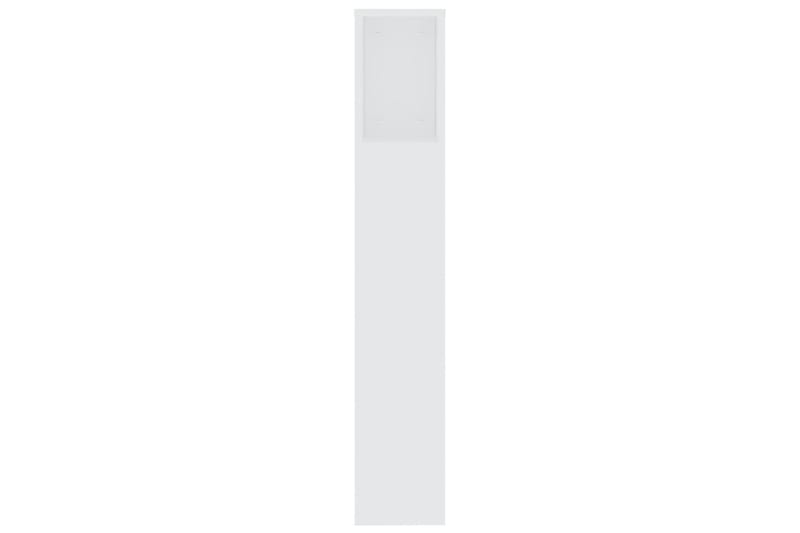 beBasic Sänggavel med förvaring vit 200x18,5x104,5 cm - Sänggavlar