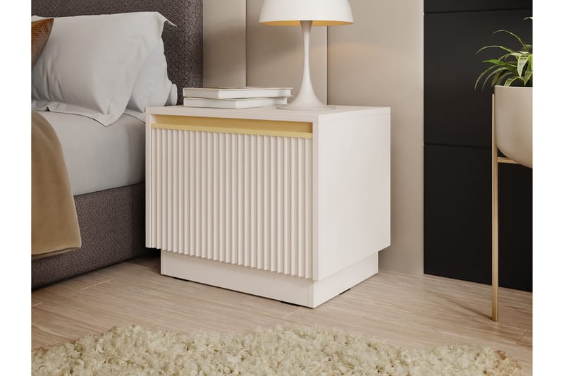 Bolstan Sängbord 54 cm - Beige - Möbler - Sovrum - Sängbord