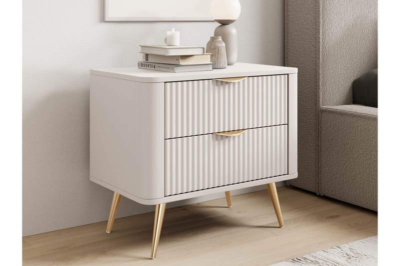 Forba Sängbord 64 cm - Beige - Möbler - Sovrum - Sängbord