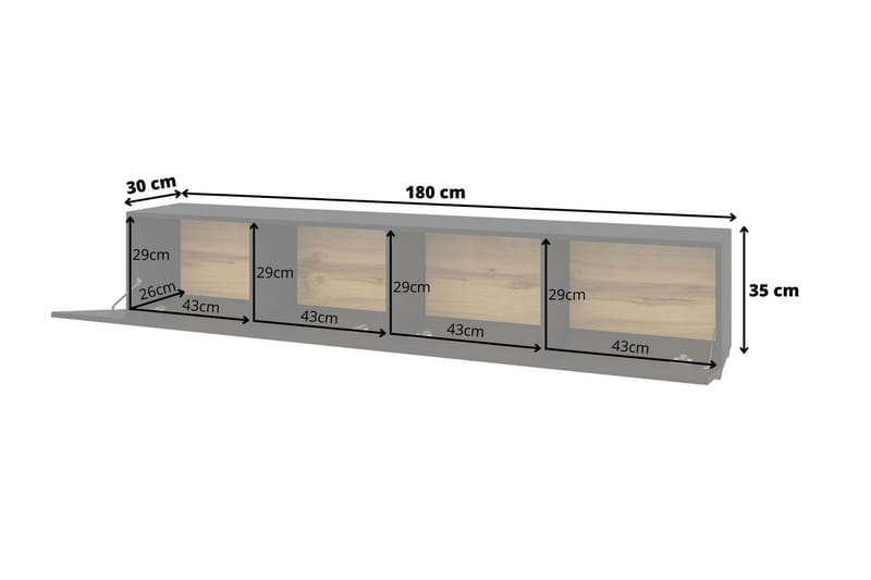 ARMADE Förvaringskista 180 cm Svart - Möbler - Sovrum - Förvaring sovrum - Sängkista