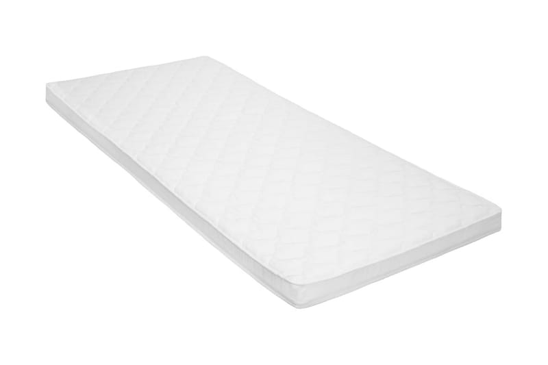 Bäddmadrass 100x200 cm kallskum äggprofil 6 cm - Vit - Möbler - Sovrum - Madrasser - Bäddmadrasser