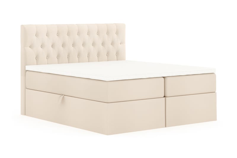 BOXBED Förvaringssäng 180 Beige - Möbler - Sovrum - Sängar - Dubbelsängar