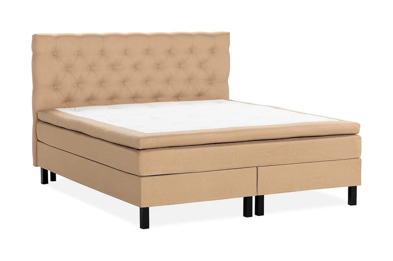 NAZAMA Kontinentalsäng 180x200 Memorymadrass Beige - Möbler - Sovrum - Sängar - Komplett Sängpaket