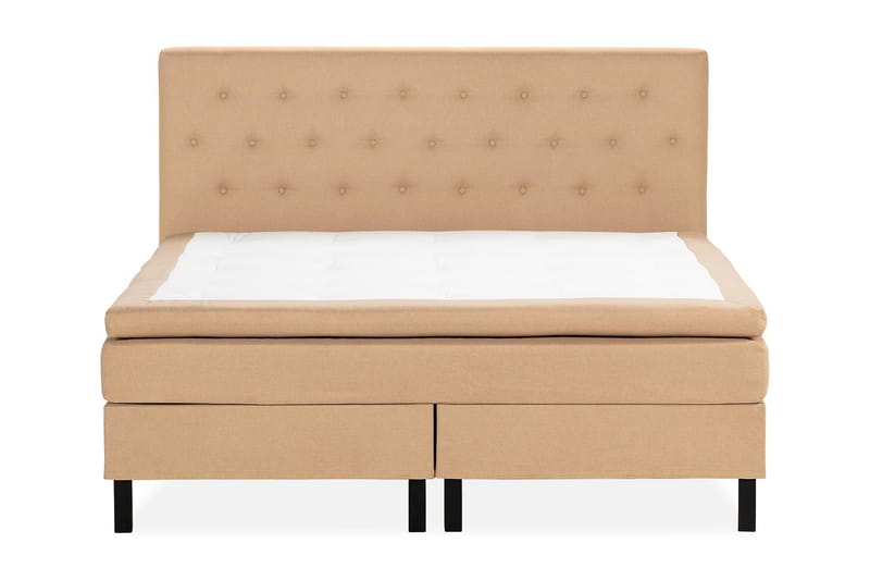 NAZAMA Sängpaket 160x200 Skummadrass Beige - Möbler - Sovrum - Sängar - Komplett Sängpaket