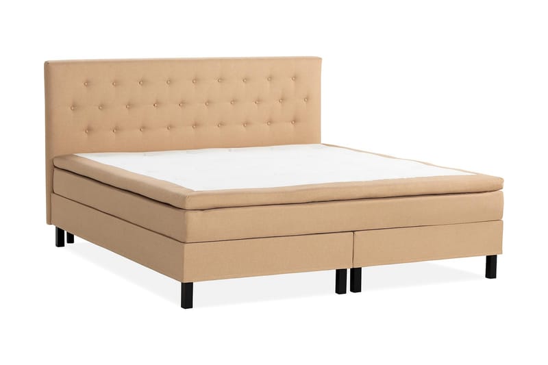 NAZAMA Sängpaket 210x210 Latexmadrass Beige - Möbler - Sovrum - Sängar - Komplett Sängpaket