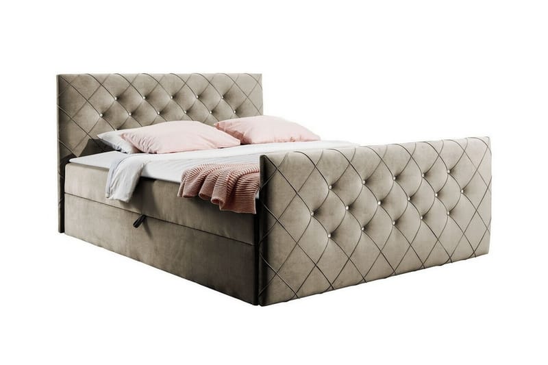 Boisdale Kontinentalsäng 120x200 cm Beige - Möbler - Sovrum - Sängar - Kontinentalsängar