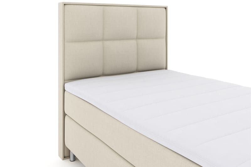 LEXI No 3 Sängpaket 120 Medium - Beige/Metall - Möbler - Sovrum - Sängar - Komplett Sängpaket