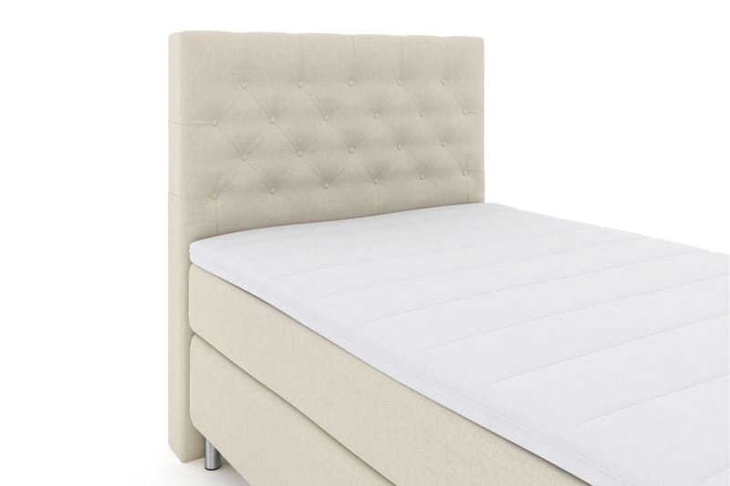 LEXI No 3 Sängpaket 120 Medium - Beige/Metall - Möbler - Sovrum - Sängar - Komplett Sängpaket