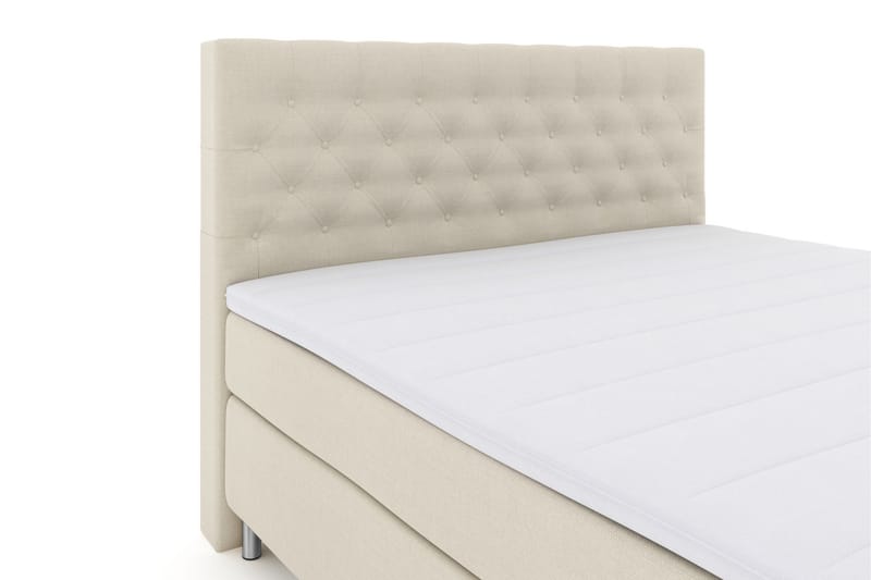 LEXI No 3 Sängpaket 180 Medium - Beige/Metall - Möbler - Sovrum - Sängar - Komplett Sängpaket