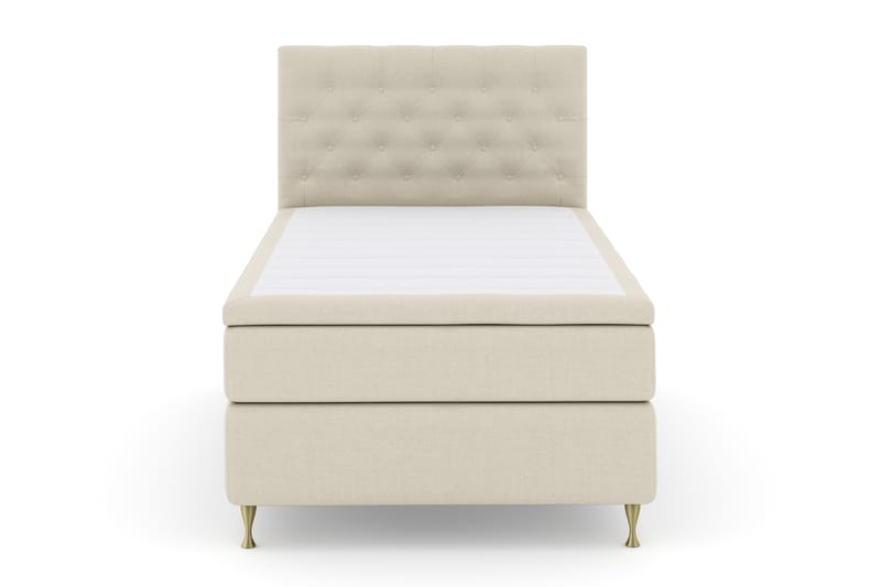 LEXI No 4 Sängpaket 120 Medium - Beige/Guld - Möbler - Sovrum - Sängar - Komplett Sängpaket