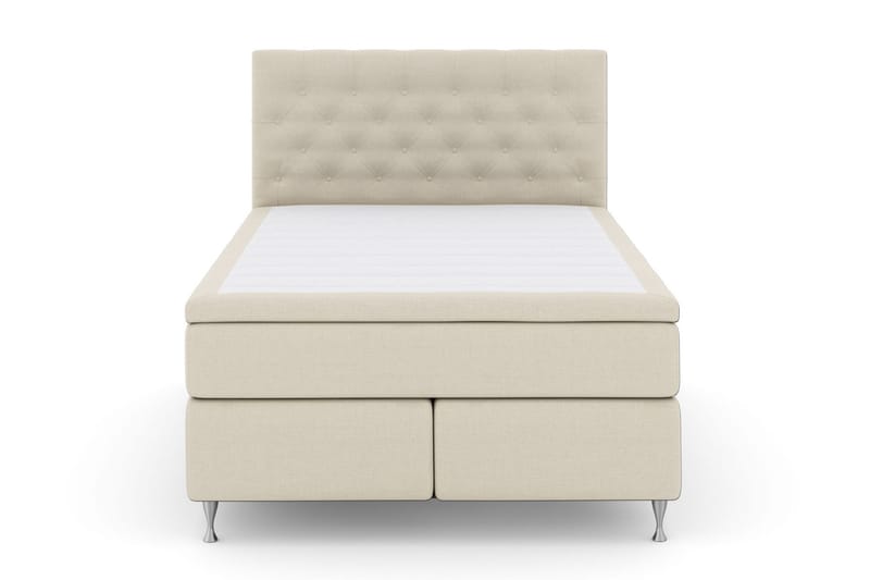 LEXI No 4 Sängpaket 140 Medium - Beige/Silver - Möbler - Sovrum - Sängar - Komplett Sängpaket