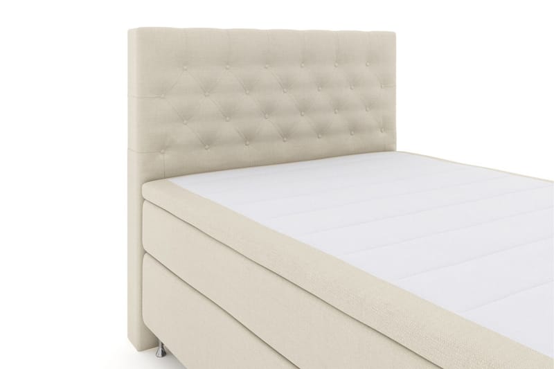 LEXI No 4 Sängpaket 140 Medium - Beige/Silver - Möbler - Sovrum - Sängar - Komplett Sängpaket